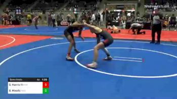 106 lbs Semifinal - Gerald Harris III, Hurricane Wrestling Academy vs Braxton Moody, Maize Kids Wrestling Club