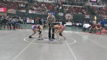 G - 135 lbs Cons. Round 2 - Skyla Nielsen, Polson (Girls) vs Melodie Starman, Fort Benton (Girls)