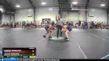 76 lbs Round 1 - Landen Arrington, Troup vs Ariana Manlove, Reverence Wrestling Club