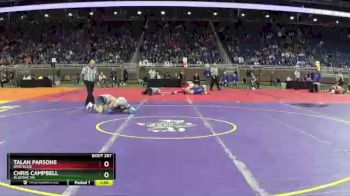 D3-103 lbs Semifinal - Talan Parsons, Ovid-Elsie vs Chris Campbell, Algonac HS