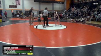 106 lbs Semifinal - Cooper Scroggie, Iowa City, Liberty vs Kylan Walsh, Cedar Rapids Kennedy