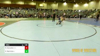 138 lbs Quarterfinal - Nikko Gonzalez, BULLDOG WRESTLING CLUB vs Ryon Martinho, Illinois Valley Youth Wrestling