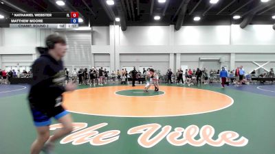 132 lbs Champ. Round 2 - Nathaniel Webster, FL vs Matthew Moore