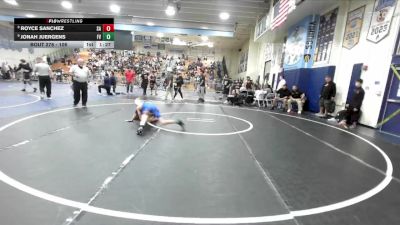 106 lbs Champ. Round 2 - Jonah Juergens, Fountain Valley vs Royce Sanchez, Santa Ana