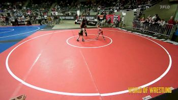 52 lbs Consi Of 4 - Chase Dowty, Indian Creek Wrestling Club vs Cayson Delgado, Tuttle Wrestling