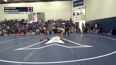 160 lbs Cons. Round 2 - Alexia Talbot, Hope International vs Annette Beltran, Unattached