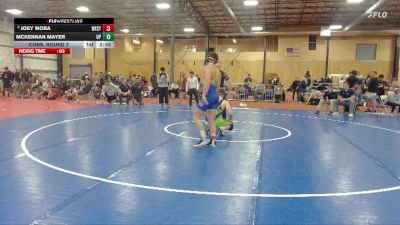 174 lbs Cons. Round 2 - Joey Mora, Westcliff vs McKennan Mayer, Providence (Mont.)