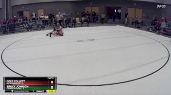 129 lbs Round 4 (8 Team) - Brock Johnson, Kansas Pythons vs Colt Collett, Oklahoma Elite