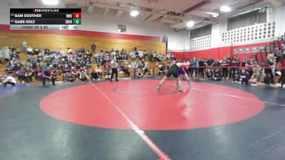 215 lbs Consi Of 8 #2 - Sam Souther, Winnacunnet vs Gabe Holt, Souhegan