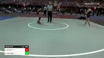 95 lbs Round Of 32 - Kolter Burton, American Falls WC vs Noe Gonzalez, Empire WC