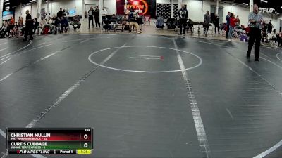 110 lbs Round 1 (4 Team) - Christian Mullin, Mat Warriors Black vs Curtis Cubbage, Junior Terps Xpress