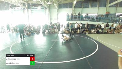 66 lbs Final - Jesse Espinoza, Total Kaos WC vs Adam Albahar, SoCal Grappling