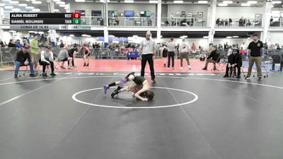 56 lbs Consi Of 16 #2 - Alina Rubert, West Hartford vs Daniel Molinski, Taunton