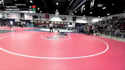 106 lbs Cons. Round 2 - Isak Picaso, Ontario vs Jayden Castro, Aliso Niguel