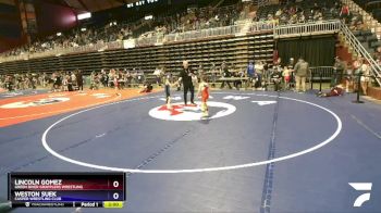 70 lbs Semifinal - Lincoln Gomez, Green River Grapplers Wrestling vs Weston Suek, Casper Wrestling Club