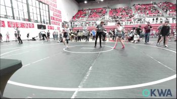 126-138 lbs Rr Rnd 1 - Madalee Arnold, Harrah Little League Wrestling vs Nixie Garcia, Standfast