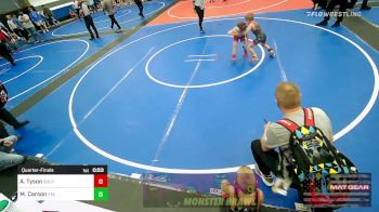 49 lbs Quarterfinal - Alistair Tyson, Sulphur Youth Wrestling Club vs Maxwell Carson, Texas Takedown Academy