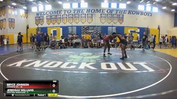 190 lbs Round 4 (8 Team) - Jeremiah Williams, Westside Wrestling vs Bryce Johnson, Cowboys WC