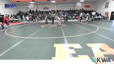 61 lbs Final - Alex Morgan, Fort Gibson Youth Wrestling vs Huck Olsen, Mojo Grappling Academy