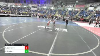 61 lbs Quarterfinal - Killian Collins, Severance WC vs Caiden Stocks, Little Warrior WC