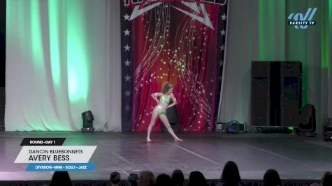 Dancin Bluebonnets - Avery Bess [2023 Mini - Solo - Jazz Day 1] 2023 JAMfest Dance Super Nationals