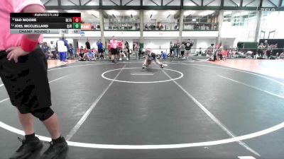 104-112 lbs Champ. Round 1 - Joel McClelland, QJHS vs Tad Moore, Blue Line Training Academy