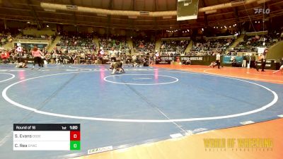 81 lbs Round Of 16 - Sidda Evans, Ogden's Outlaws Wrestling Club vs Charlee Rea, Sedalia Youth Wrestling Club