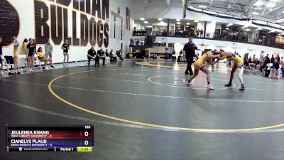 103 lbs Round 6 (16 Team) - Cianelys Plaud, Siena Heights University vs Jeulenea Khang, West Liberty University