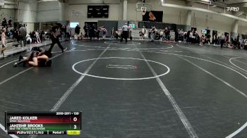 130 lbs 5th Place Match - Jared Kolker, SMWC Wolfpack vs Jahzehr Brooks, Beat The Streets Baltimore