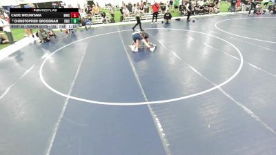 Junior Boys - 138 lbs Champ. Round 1 - Hudson Farris, Threestyle Wrestling Of Oklahoma vs Luke Steffens, MO West Championship Wrestling Club