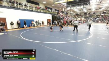 138 lbs Cons. Round 1 - Deyanira Ortiz, Arcadia vs Annaliese Rave, Black River Falls