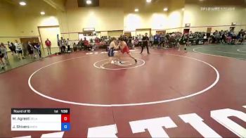 92 lbs Round Of 16 - Max Agresti, Delaware Wrestling vs James Shivers, Anchorage Youth Wrestling Academy