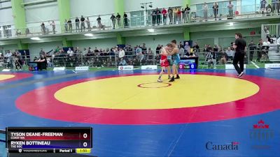 51kg Quarterfinal - Tyson Deane-freeman, Coast WA vs Ryken Bottineau, The ROC