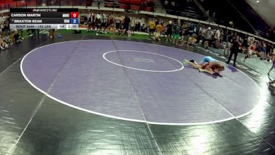 120 lbs Cons. Quarters - Carson Martin, Montana vs Braxton Bean, Idaho