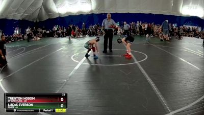 72 lbs Round 3 (6 Team) - Trenton Hosom, CP Wrestling vs Lucas Everson, FORGE