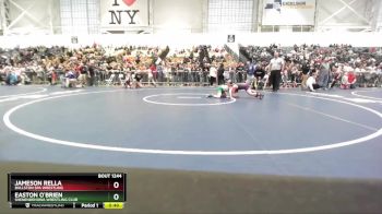 86 lbs Champ. Round 2 - Easton O`Brien, Shenendehowa Wrestling Club vs Jameson Rella, Ballston Spa Wrestling