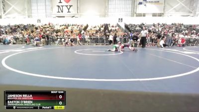 86 lbs Champ. Round 2 - Easton O`Brien, Shenendehowa Wrestling Club vs Jameson Rella, Ballston Spa Wrestling