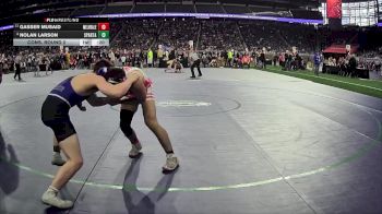 D2-138 lbs Cons. Round 2 - Gasser Musaid, Melvindale HS vs Nolan Larson, Sparta HS