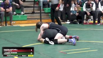 150 lbs Cons. Round 6 - Landen Roeder, Monroeville vs Mason Mitchell, Mount Vernon