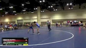 152 lbs Round 2 (10 Team) - Brenton Russell, Warrior Elite vs Jean Rodriguez, Blue Steel
