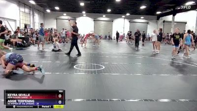 102 lbs Round 7 (8 Team) - Keyra Seville, MGW Slaying Sirens vs Aggie Terpening, U2 Women Of The Uprising