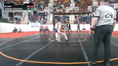 160_B lbs Round Of 32 - Eli Hart, Cochranton vs Cameron Corradetti, State College