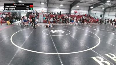 134-137 lbs Round 5 - Izak Goodro, Wheatland vs Zander Bates, Lyman
