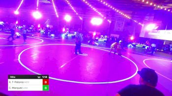 78 lbs Round Of 16 - Kendric Trout-Palomo, Western Nebraska Elite vs Caleb Marquez, Lockjaw WC