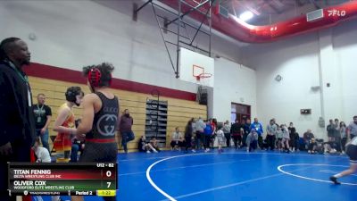 82 lbs Quarterfinal - Braxten Land, Maurer Coughlin Wrestling Club vs Kashton Jackson, Cincinnati