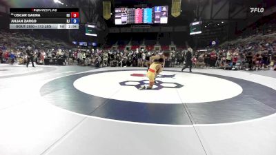 113 lbs Cons. Rd Of 32 - Oscar Gauna, KS vs Julian Zargo, NJ