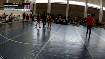 155 lbs Champ. Round 2 - Za'Lane Hulitt, Washington vs Isabella Sagastume, Utah