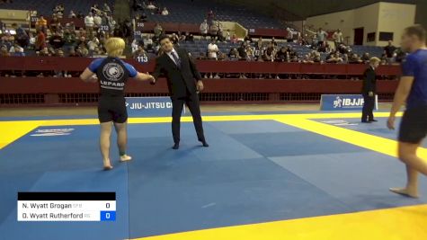 Nolan Wyatt Grogan vs Dalton Wyatt Rutherford 2024 Pan IBJJF Jiu-Jitsu No-Gi Championship