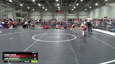 70 lbs Cons. Round 2 - Liam Bradshaw, OZ Trojan Wrestling Club vs Faber White, Jayhawk Wrestling Club