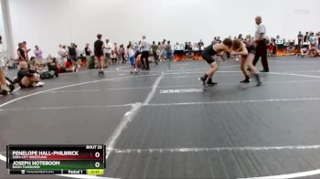 105/112 Round 2 - Penelope Hall-Philbrick, Soda City Wrestling vs Joseph Noteboom, Bison Takedown